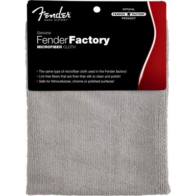 FENDER FACTORY MICROFIBER CLOTH, GRAY