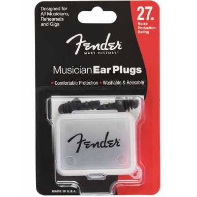 FENDER MUSICIAN SERIES EAR PLUGS BLACK