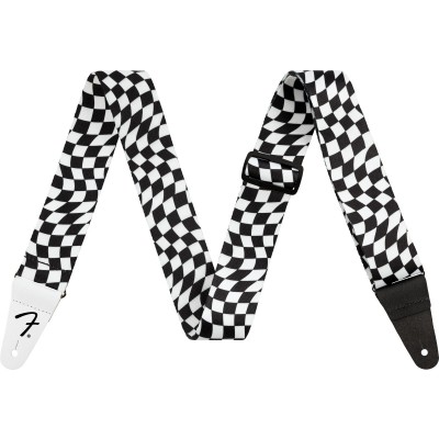 FENDER WAVY CHECKERBOARD POLYESTER STRAP