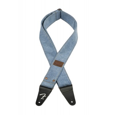 x Wrangler Riveted Denim Strap Light Indigo