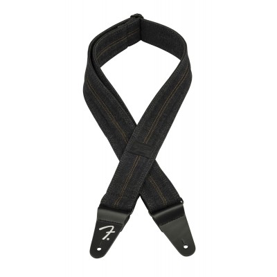 X WRANGLER DENIM STRAP WASHED BLACK STITCH