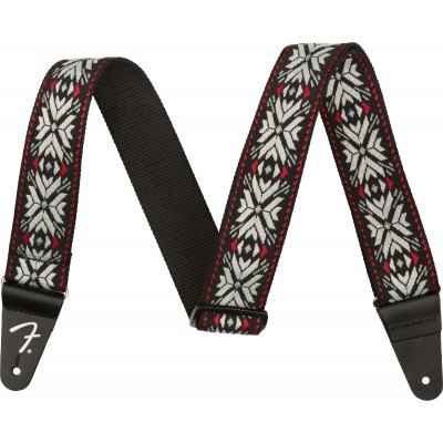 PASADENA WOVEN STRAP RED SNOWFLAKE 2