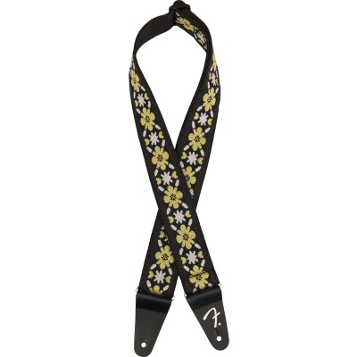 FENDER PASADENA WOVEN STRAP YELLOW CLOVER 2"