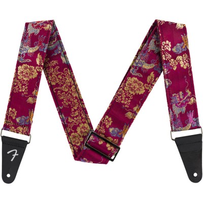 Satin Dragon Strap Wine