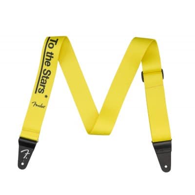 FENDER TOM DELONGE TO THE STARS STRAP GRAFFITI YELLOW