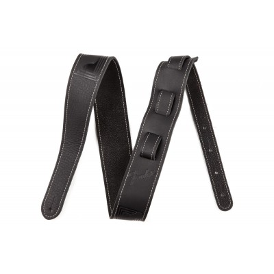 FENDER 099-0681-006 MONOGRAM LEATHER STRAP BK