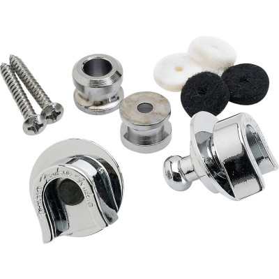 FENDER SECURITY STRAP LOCKS, CHROME