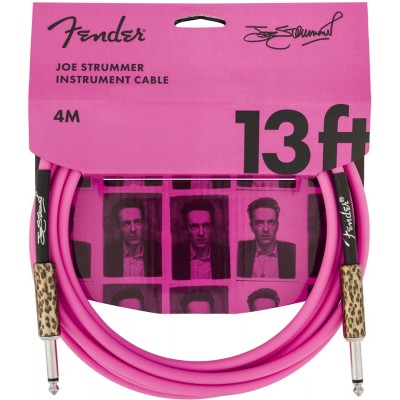 Joe Strummer 13' Instrument Cable, Pink Leopard