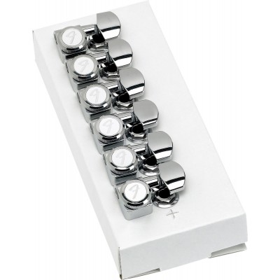FENDER Locking Strat/Tele Staggered Tuning Machines (polished Chrome) (6)
