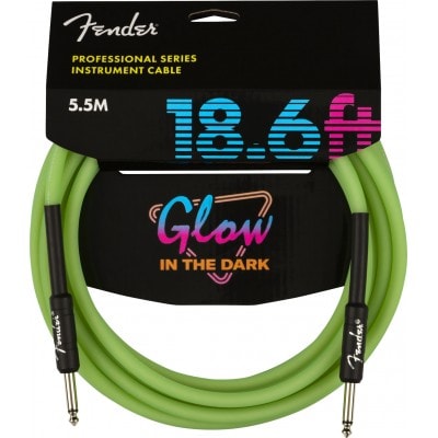 PROFESSIONAL GLOW IN THE DARK CABLE, GREEN, 18.6'