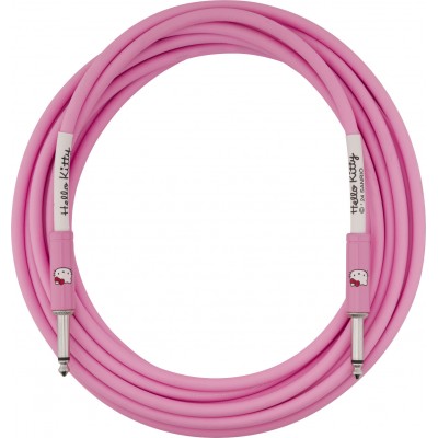 FENDER X Hello Kitty 18.6' INSTRUMENT CABLE, PINK
