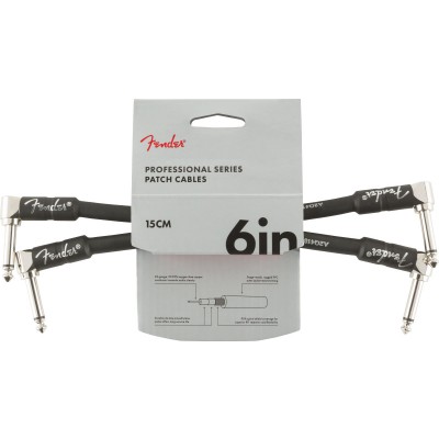 PROFESSIONAL INSTRUMENT CABLE 2-PACK, ANGLE/ANGLE, 6