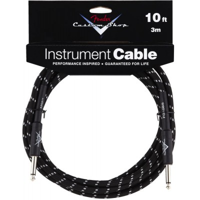 FENDER CABLE 3 M NOIR TWEED CUSTOM SHOP SERIES