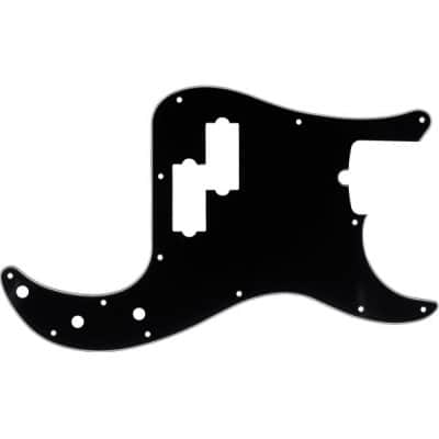 PICKGUARD, PRECISION BASS 13-HOLE MOUNT (WITH TRUSS ROD NOTCH), BLACK, 3-PLY