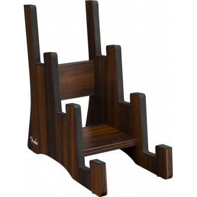 FENDER DELUXE WOODEN 3-TIER GUITAR STAND