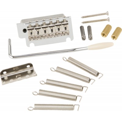 DELUXE  2-POINT TREMOLO ASSEMBLY, CHROME