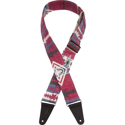 FENDER 2" Zion Strap Red Aztec