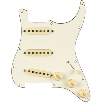 FENDER PRE-WIRED STRAT PICKGUARD, PURE VINTAGE 