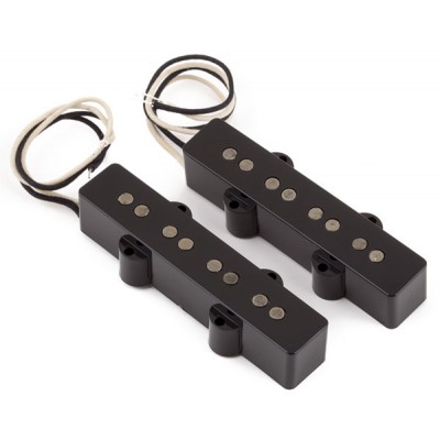 Fender Pure Vintage \'74 Jazz Bass Pickup Set, Black (2)