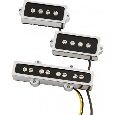 FENDER Cobalt Chrome P/J Bass Pickup Set