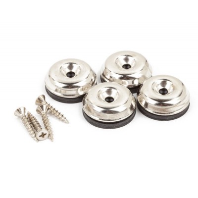 FENDER Pure Vintage Sphinx Glides, (4), Nickel