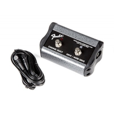 Fender 2-button 3-function Footswitch: Channel / Gain / More Gain With 1/4 Jack
