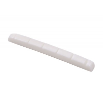 VINTAGE-STYLE STRATOCASTER/TELECASTER GENUINE BONE STRING NUT, PRE-SLOTTED