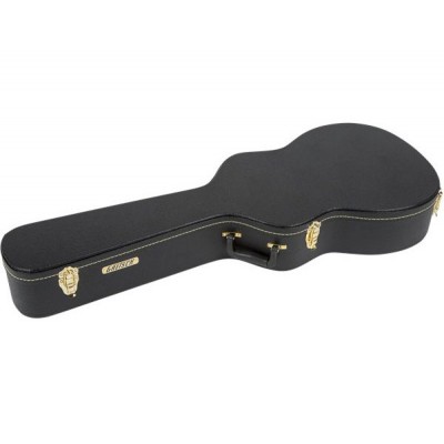 G6296 ROUND NECK RESONATOR FLAT TOP CASE, BLACK