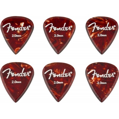 Aero Acrylic Picks 6-count 2.0mm