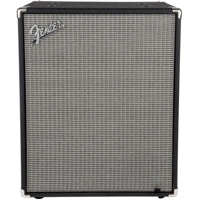 FENDER RUMBLE 210 CABINET, BLACK AND SILVER