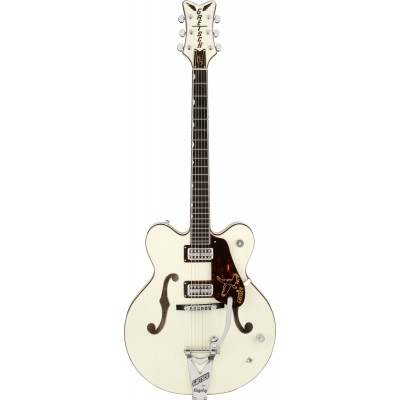 GRETSCH GUITARS G6636T-RF RICHARD FORTUS SIGNATURE FALCON CENTER BLOCK WITH STRING-THRU BIGSBY EBO, VINTAGE WHITE