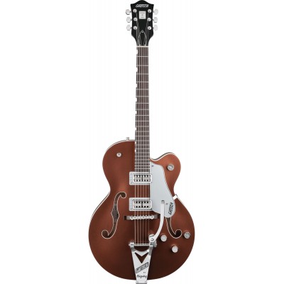 GRETSCH GUITARS G6118T PLAYERS EDITION ANNIVERSARY HOLLOW BODY WITH STRING-THRU BIGSBY RW, TWO-TONE COPPER METALLIC/