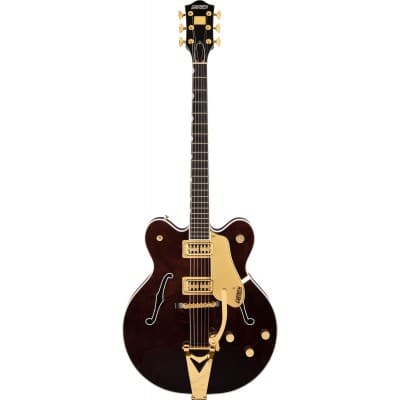 GRETSCH GUITARS G6122TG PLAYERS EDITION COUNTRY GENTLEMAN HOLLOW BODY WITH STRING-THRU BIGSBY AND GOLD HARDWARE EBO,