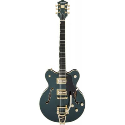 G6609TG PLAYERS EDITION BROADKASTER CENTER BLOCK DOUBLE-CUT WITH STRING-THRU BIGSBY AND GOLD HARDWAR