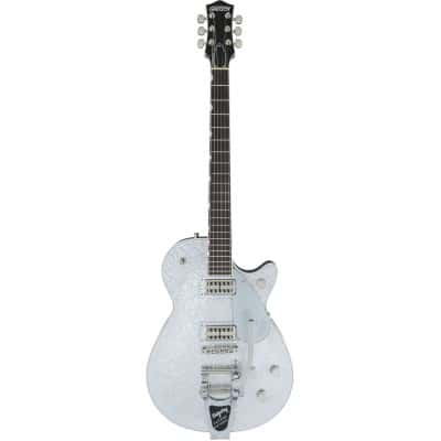 Gretsch Guitars G6129t Players Edition Jet Ft With Bigsby Rw Silver Sparkle