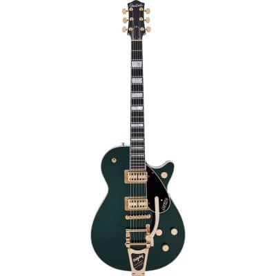 GRETSCH GUITARS G6228TG PLAYERS EDITION JET BT WITH BIGSBY AND GOLD HARDWARE EBO, CADILLAC GREEN
