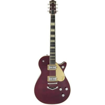 Gretsch Guitars G6228fm Players Edition Jet Bt With V-stoptail Flame Maple Ebony Fingerboard Dark Cherry Stain