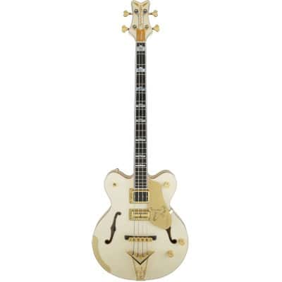 G6136B-TP TOM PETERSSON SIGNATURE FALCON 4-STRING BASS WITH CADILLAC TAILPIECE, RUMBLE'TRON PICKUP,