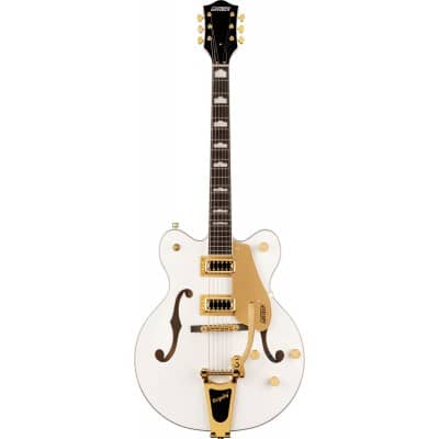 GRETSCH GUITARS G5422TG ELECTROMATIC CLASSIC HOLLOW BODY DOUBLE-CUT WITH BIGSBY AND GOLD HARDWARE LRL SNOWCREST WHITE