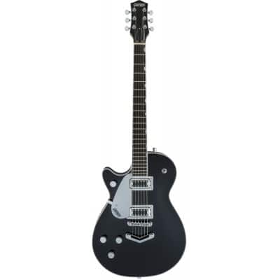 Gretsch Guitars G5230lh Electromatic Jet Ft Single-cut With V-stoptail Left-handed Black Walnut Fingerboard Black
