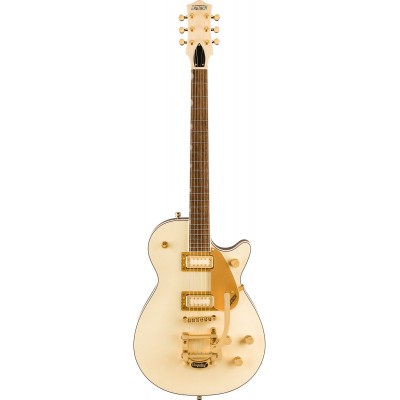 ELECTROMATIC PRISTINE LTD JET SINGLE-CUT WITH BIGSBY, LAUREL FINGERBOARD, WHITE GOLD