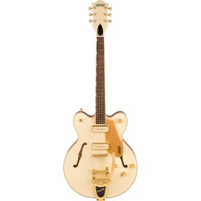 GRETSCH GUITARS ELECTROMATIC PRISTINE LTD CENTER BLOCK DOUBLE-CUT WITH BIGSBY, LAUREL FINGERBOARD, WHITE GOLD