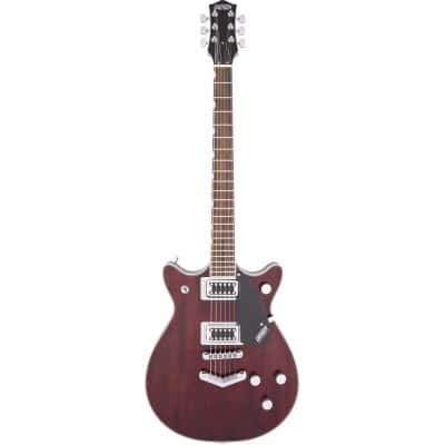 GRETSCH GUITARS G5222 ELECTROMATIC DOUBLE JET BT WITH V-STOPTAIL LRL, WALNUT STAIN