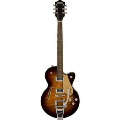 G5655T-QM ELECTROMATIC CENTER BLOCK JR. SINGLE-CUT QUILTED MAPLE WITH BIGSBY SWEET TEA