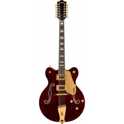 G5422G-12 ELECTROMATIC CLASSIC HOLLOW BODY DOUBLE-CUT 12-STRING WITH GOLD HARDWARE LRL WALNUT STAIN