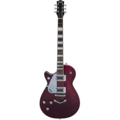 Gretsch Guitars G5220lh Electromatic Jet Bt Single-cut With V-stoptail Left-handed Black Walnut Fingerboard Dark Che