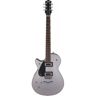 G5230LH ELECTROMATIC JET FT SINGLE-CUT WITH V-STOPTAIL LRL, AIRLINE SILVER