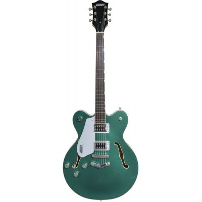 G5622LH ELECTROMATIC CENTER BLOCK DOUBLE-CUT WITH V-STOPTAIL, LHED LRL, GEORGIA GREEN