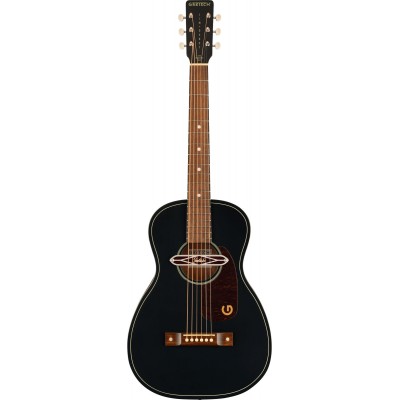 GRETSCH GUITARS Parlor Deltoluxe Signature Jim Dandy Wn Black Top