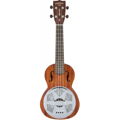 G9112 RESONATOR-UKULELE WITH GIG BAG OVKGL, BISCUIT CONE, HONEY MAHOGANY STAIN